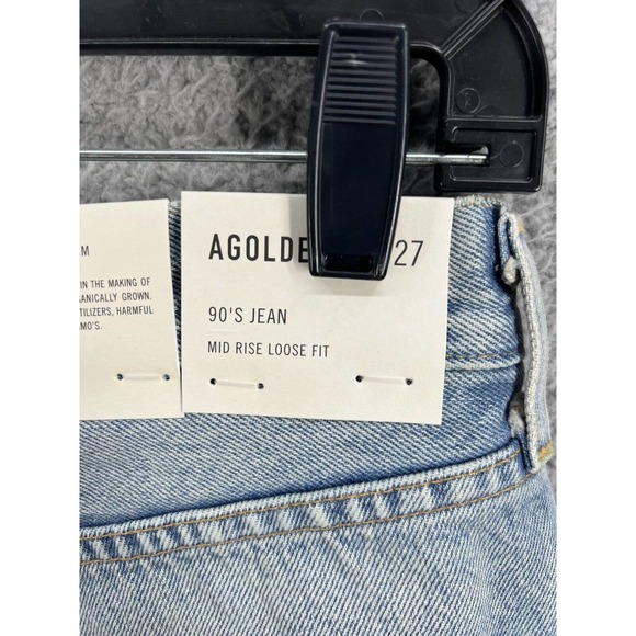 Agolde 90s Midrise Loose Fit Jeans Unhinged - Picture 11 of 12